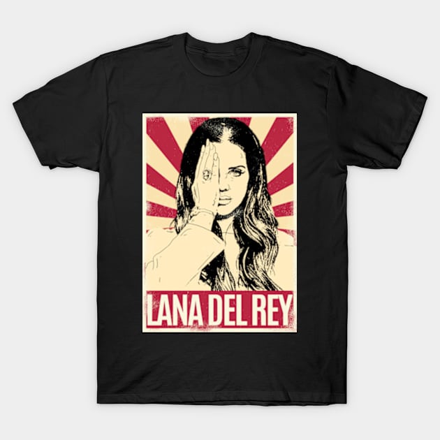 Retro Vintage Lana Del Rey T-Shirt by Play And Create